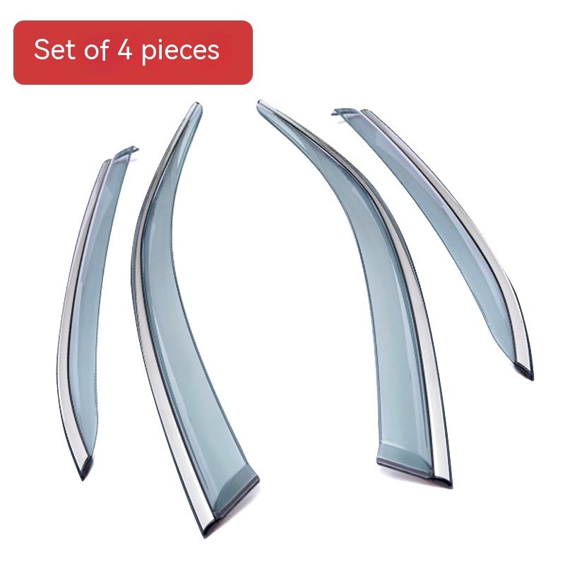 Tablero protector contra la lluvia para ventanas decorativas modificadas para automóviles