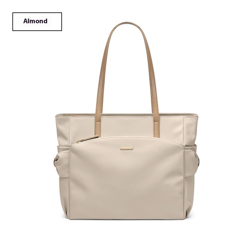 Bolso de mano informal de moda para mujer, portátil, con lazo, para el día a día