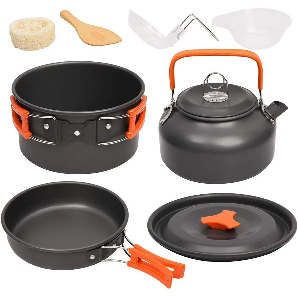 Juego de vajilla plegable para picnic y camping