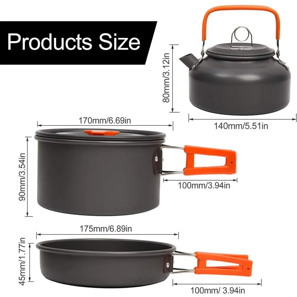 Juego de vajilla plegable para picnic y camping