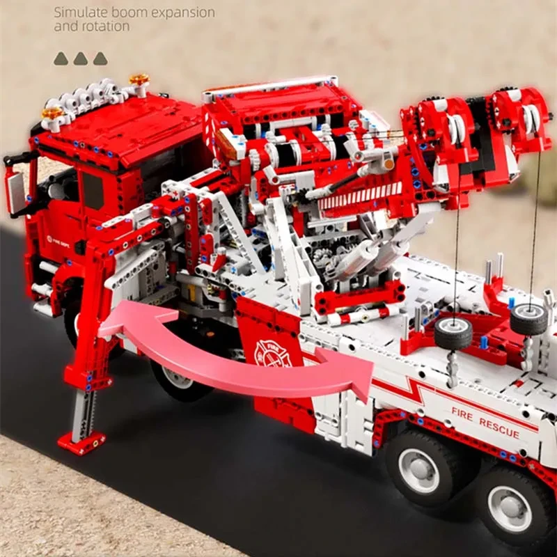 Vehículo de rescate contra incendios de la serie Engineering con control remoto eléctrico