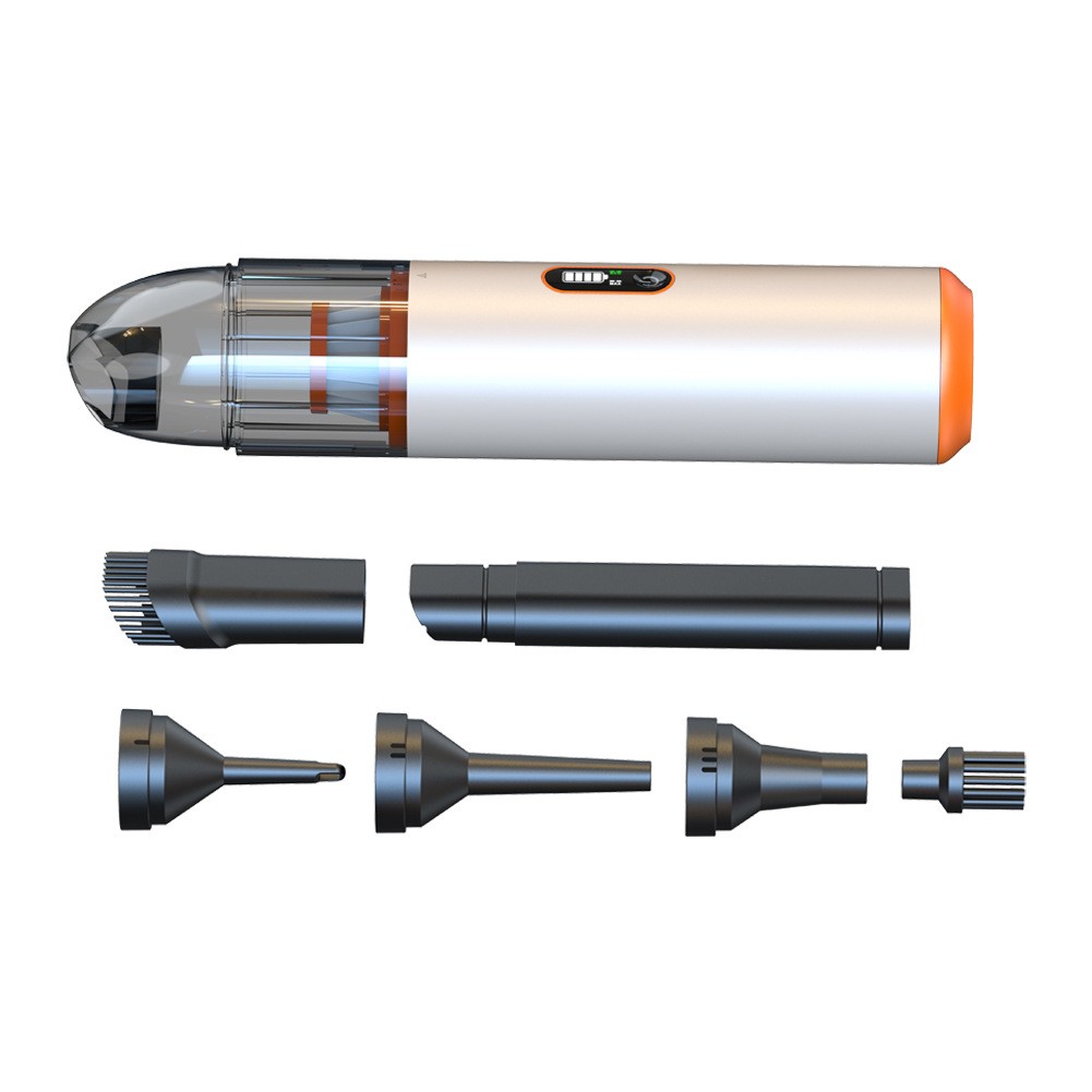 Máquina de succión portátil de mano V22S con carga inalámbrica para el hogar y el vehículo, ideal para uso en seco y húmedo. Gran potencia de succión.