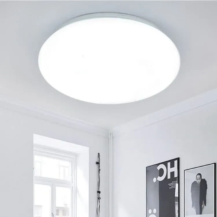 Lámpara de techo LED moderna y sencilla de acrílico para dormitorio.