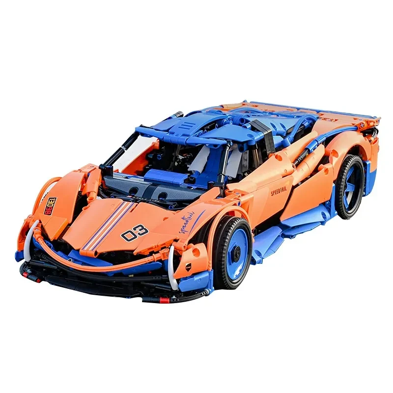 Modelo de coche deportivo de control remoto, juguetes educativos ensamblados