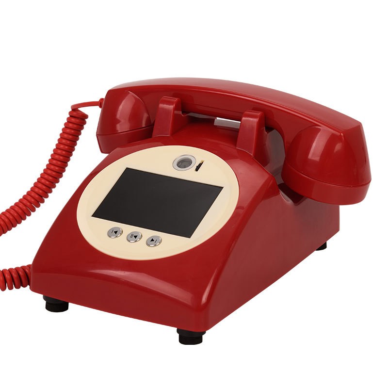 Vídeo de boda retro de estilo europeo, libro de visitas, vídeo de fiesta de cumpleaños, mensaje de bendición, decoración, teléfono