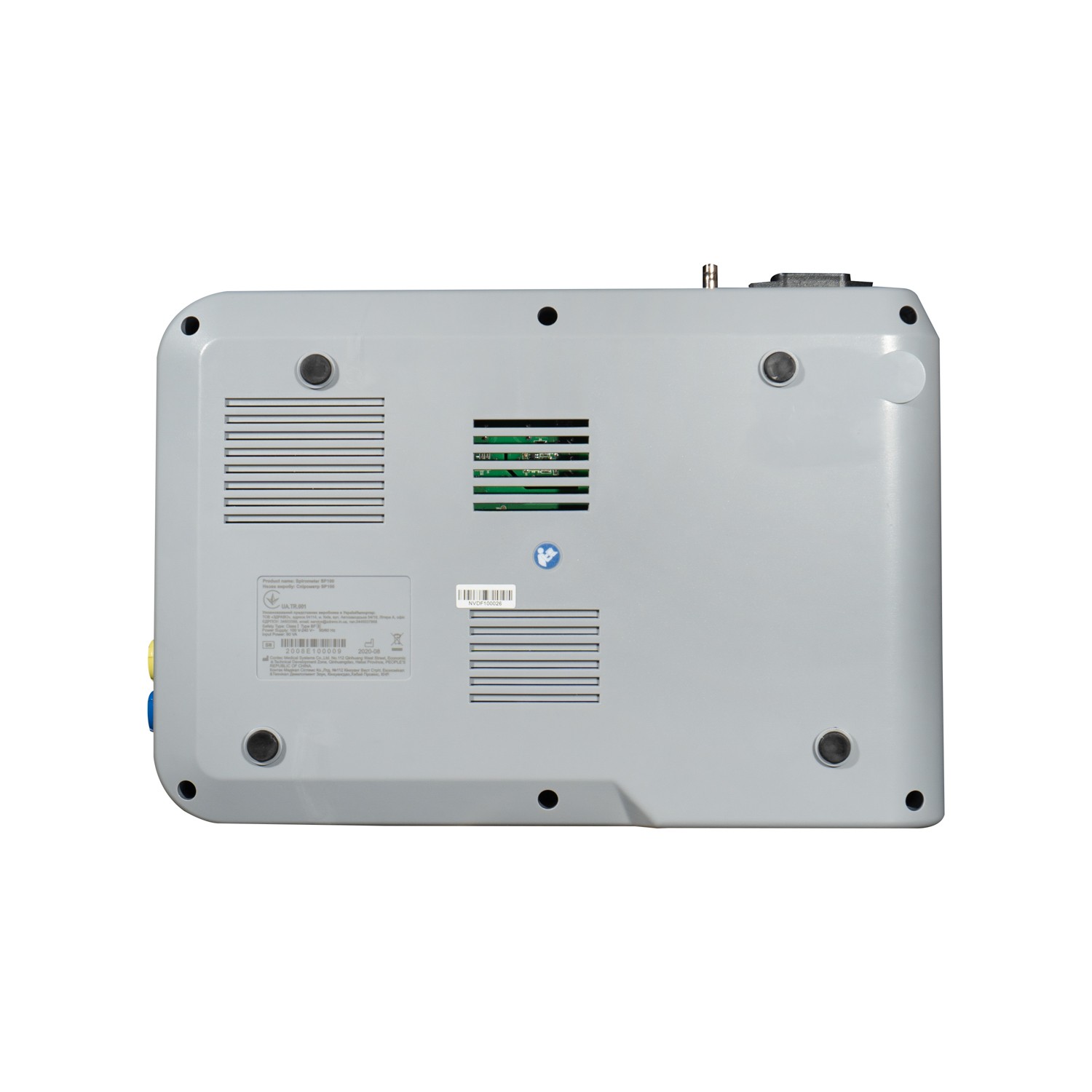 Espirómetro SP100, dispositivo portátil para pruebas de función pulmonar, FVC, SVC y MVV, pantalla táctil