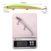 10 * Señuelos de pesca cebos duros ojos 3D 13,5 cm 15,4 g