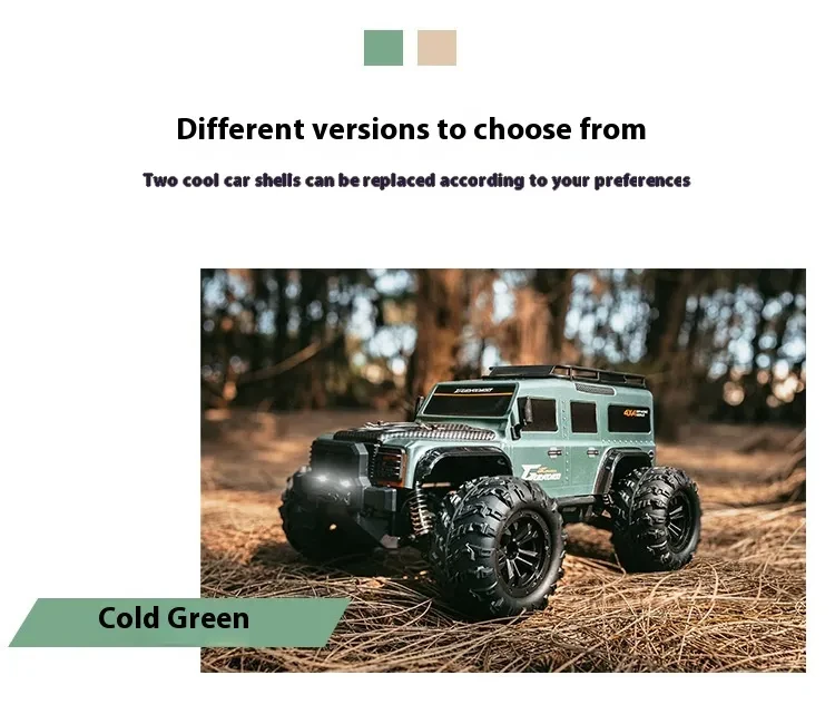 Coche todoterreno de control remoto de alta velocidad transfronterizo para niños, juguete con tracción en las cuatro ruedas, coche de carreras de drifting