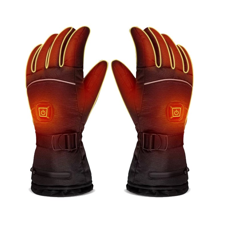 Guantes gruesos de esquí y ciclismo para exteriores, para hombres y mujeres.
