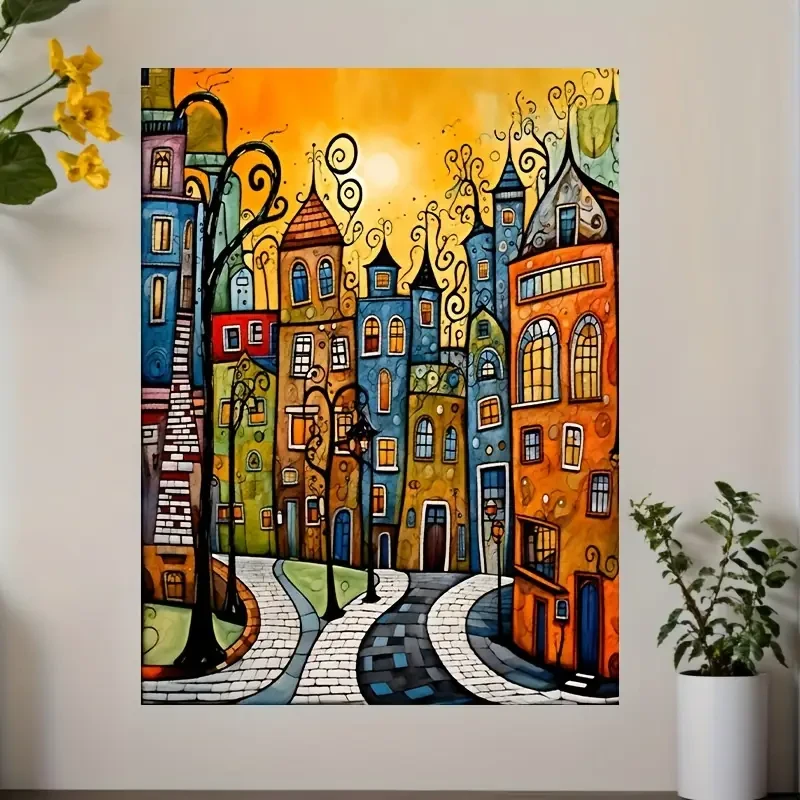 1 lienzo abstracto para apartamento, sin marco, resistente al agua, ideal para oficina, sala de estar, dormitorio, restaurante y bar.