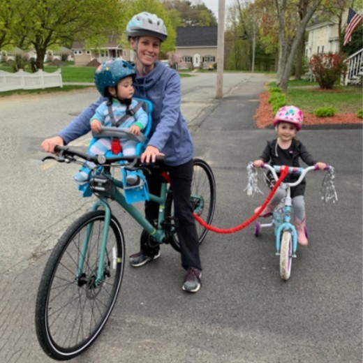 Cuerda para sujetar la mano de la bicicleta para niños