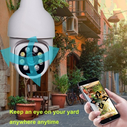 Cámara de vigilancia de seguridad de alta definición con conexión inalámbrica WIFI para casa inteligente