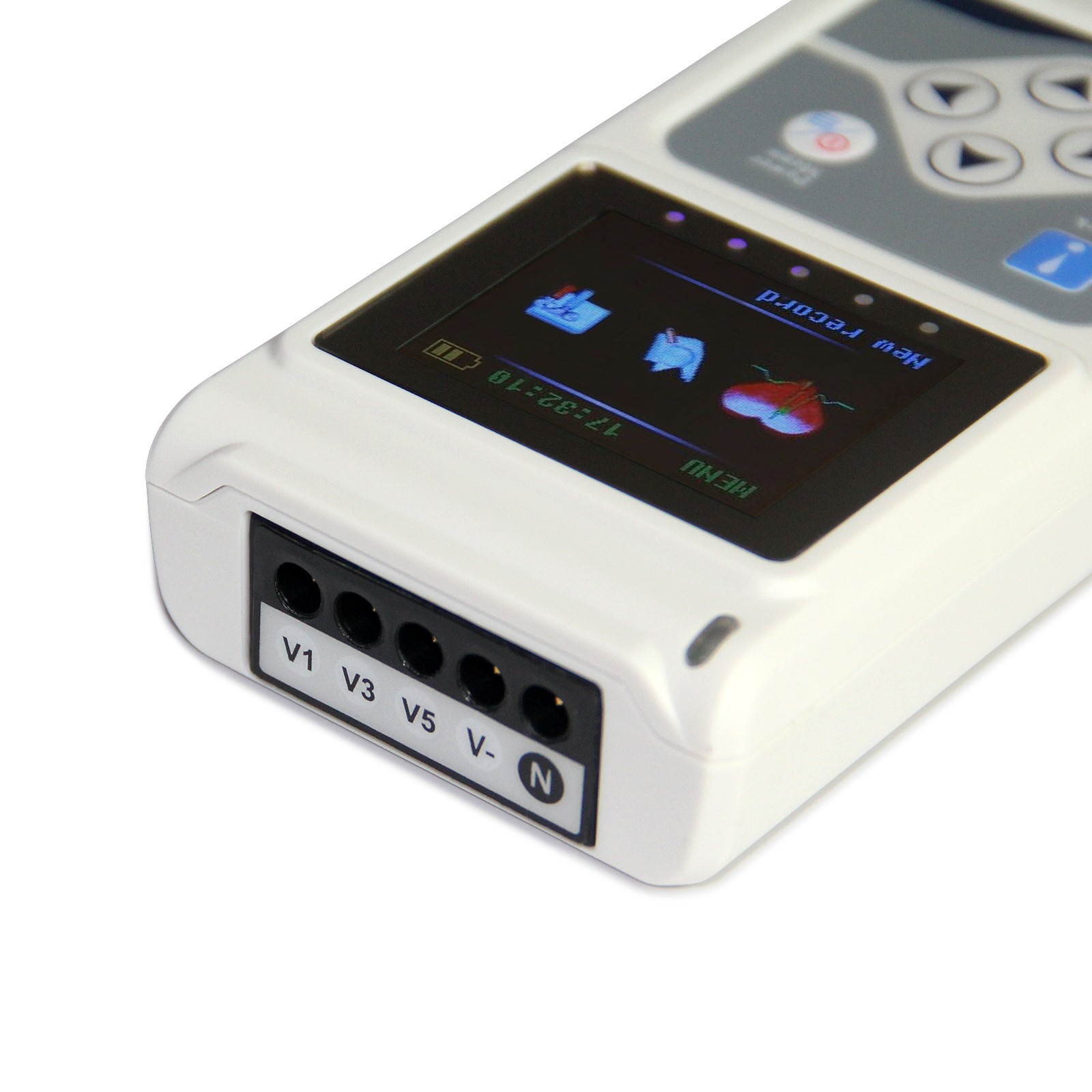 Monitor Holter de ECG portátil de 3 canales y 24 horas con software para PC Contec TLC9803