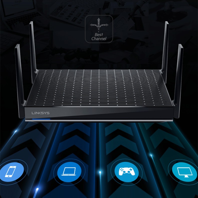 Enrutador distribuido de cuatro núcleos y doble banda LINKSYS Velop MR9600 AX6000 MESH WIFI6