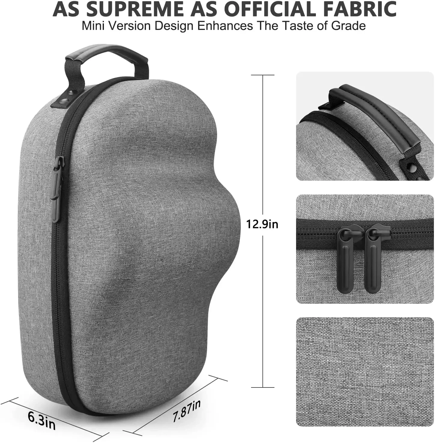 Bolsa de almacenamiento para gafas Oculus Quest 2VR, protección portátil de EVA para las manos.