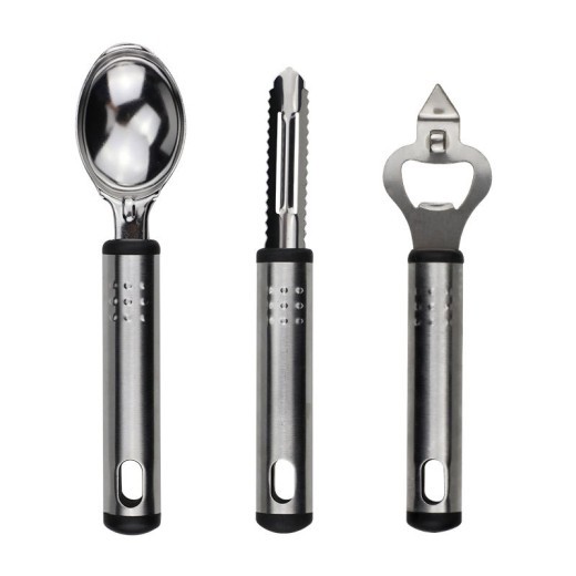 Juego de utensilios de cocina, cuchara y espátula