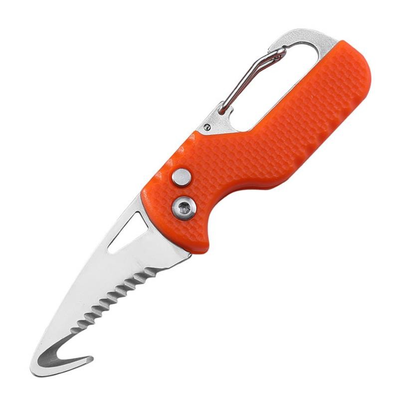 Llavero portátil multifuncional con forma de cuchillo