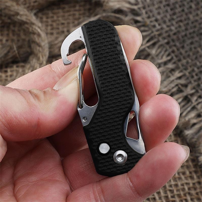 Llavero portátil multifuncional con forma de cuchillo
