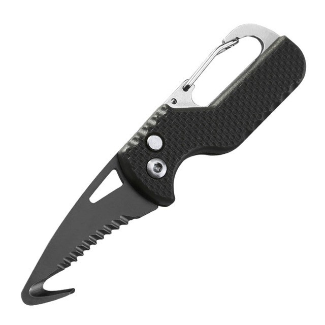 Llavero portátil multifuncional con forma de cuchillo