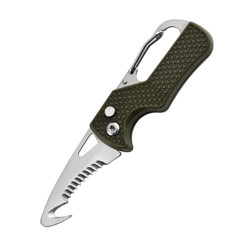 Llavero portátil multifuncional con forma de cuchillo