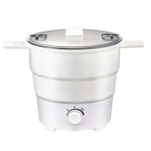 Mini olla eléctrica multifuncional para fideos, ideal para dormitorios de estudiantes, viajes, plegable, práctica olla para arroz para el hogar.