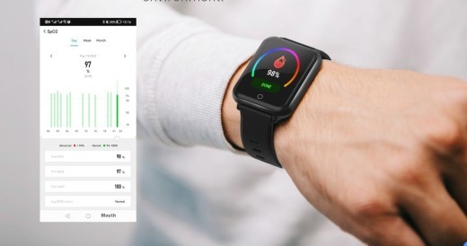 Reloj inteligente con monitorización de glucosa, oxígeno en sangre y salud, modo multideporte