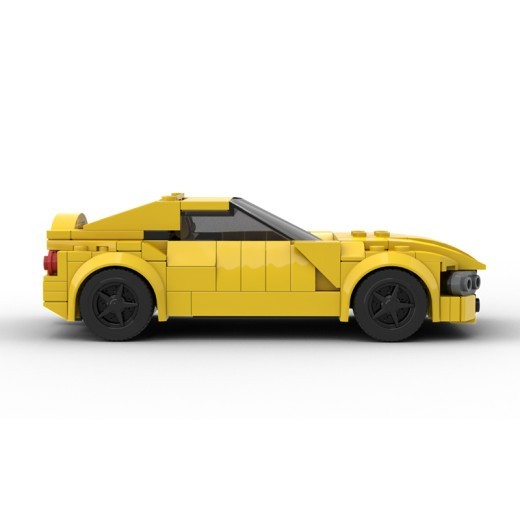 Bloques de construcción de 8 cuadros para modelo de coche de carreras para niño