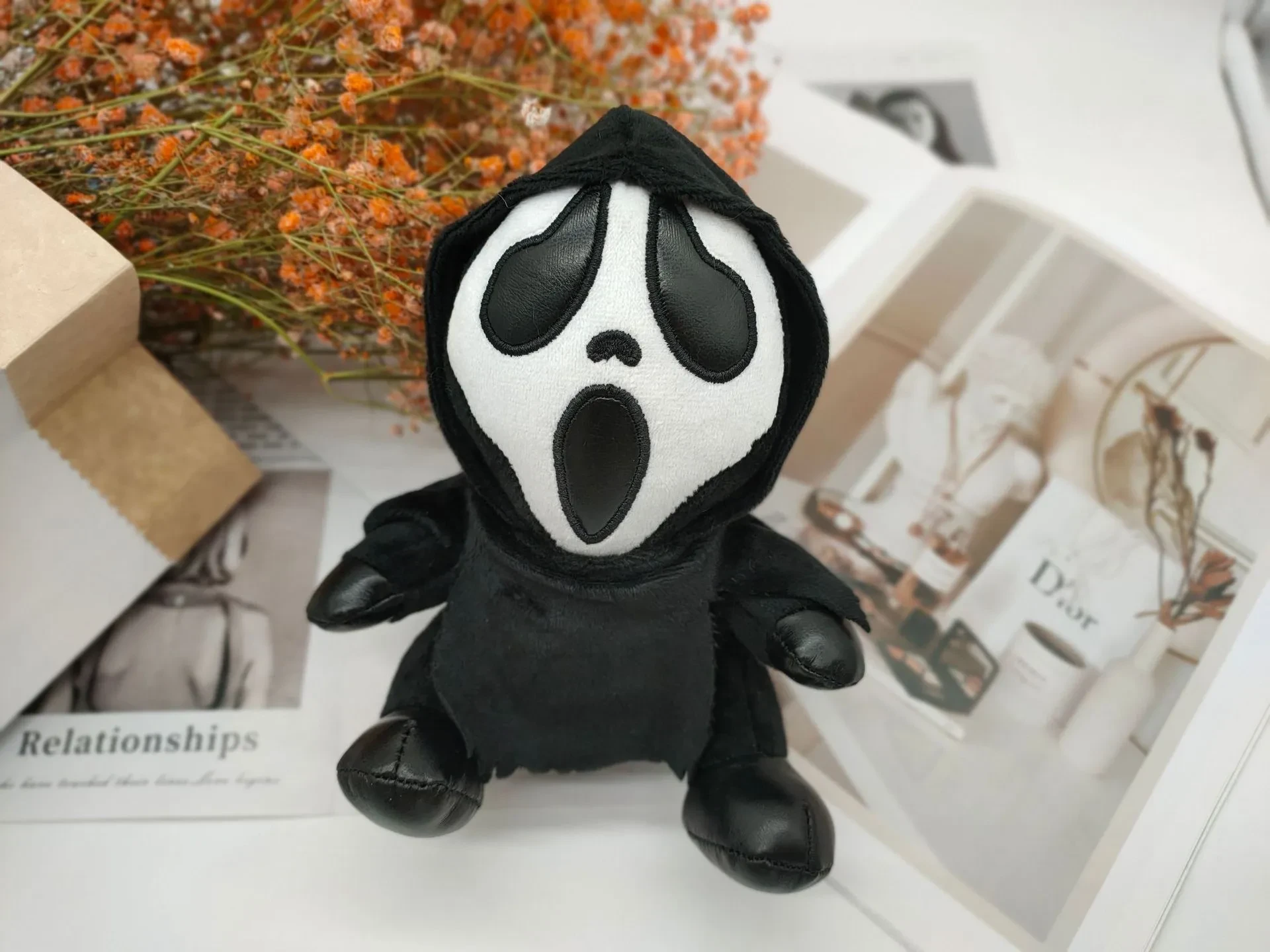 Muñeco de peluche de algodón con forma de mueca
