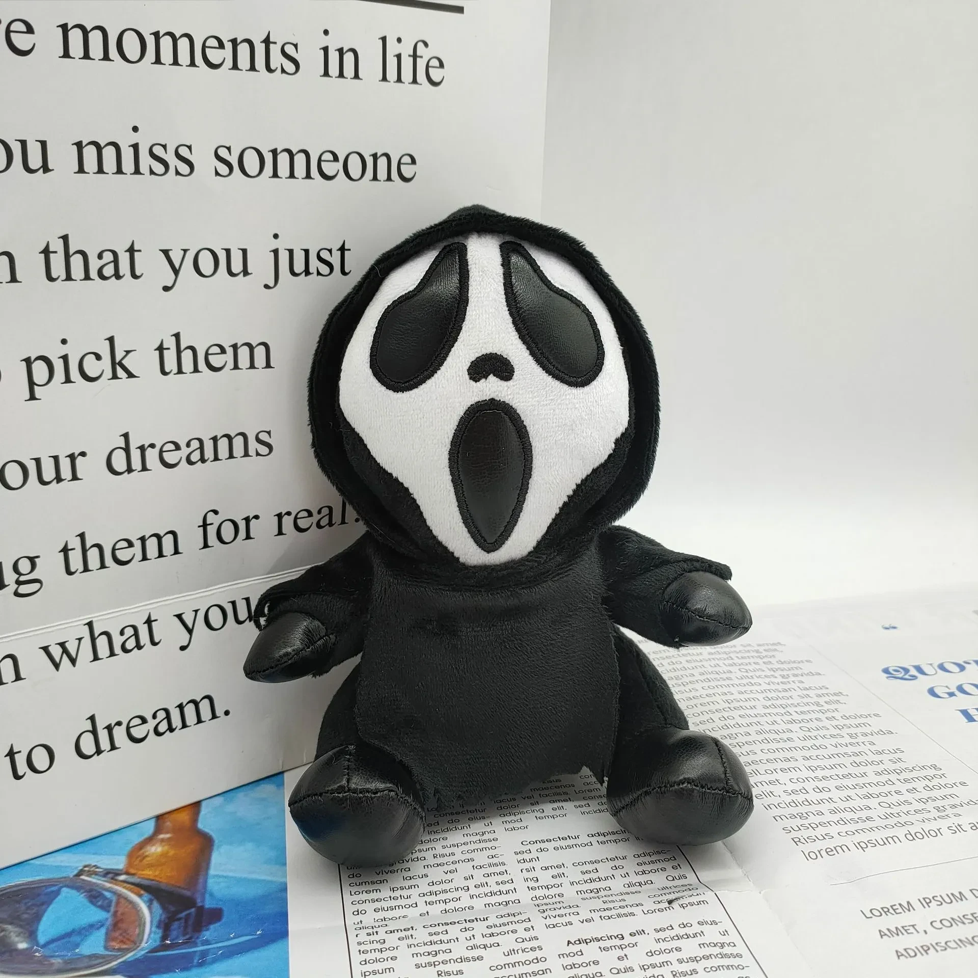 Muñeco de peluche de algodón con forma de mueca