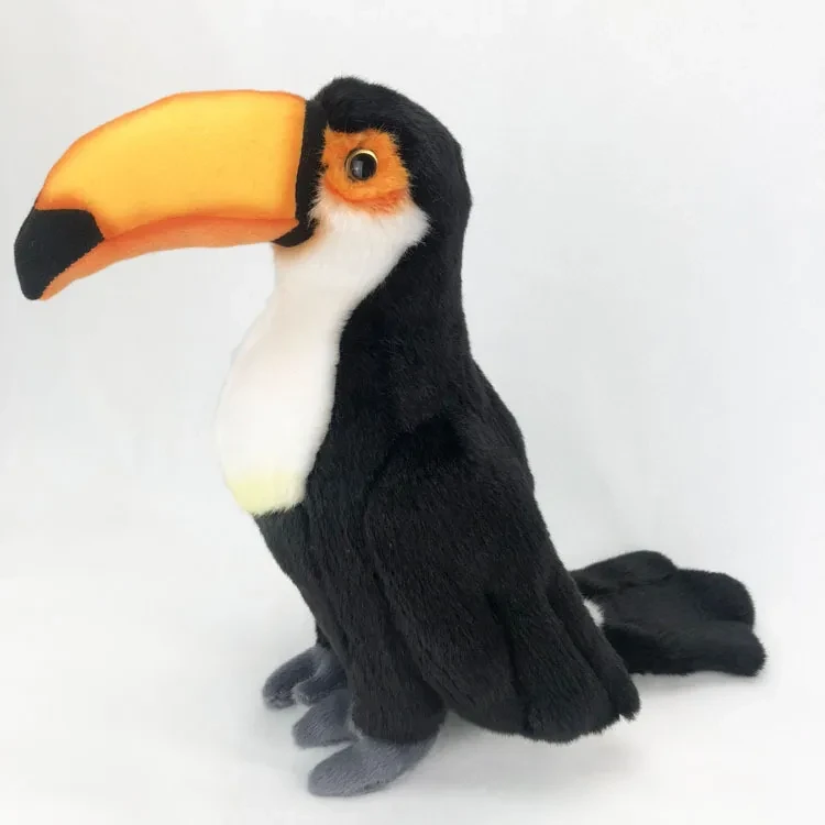 Muñeco de peluche de tucán de imitación para niños