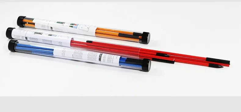 Palo de golf de tres direcciones, paquete de 2, venta directa de fábrica, puntero para practicar el swing