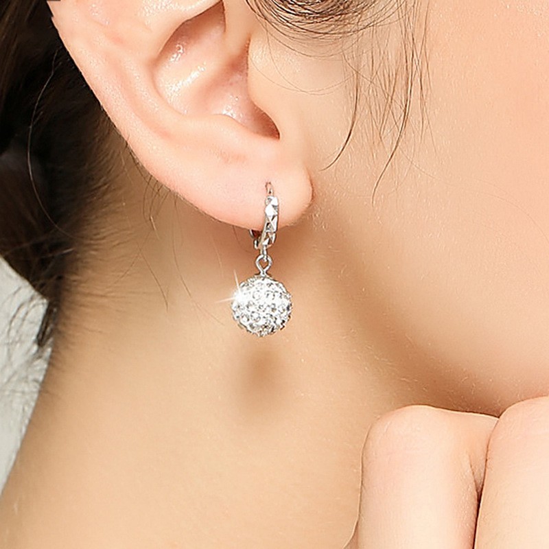Pendientes estilo pendientes de diamantes de imitación pendientes de verano