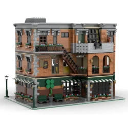 Apartamento de amigos y bar McLaren: modelo de juguete para construir