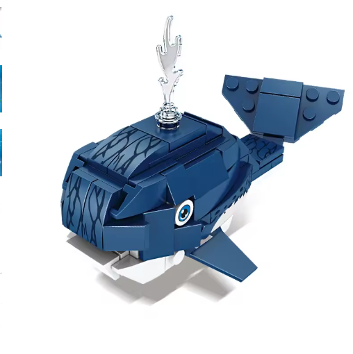 Nuevo modelo de bloques de construcción de animales marinos: langosta, rompecabezas de partículas pequeñas, juguetes para niños, regalos científicos y educativos.