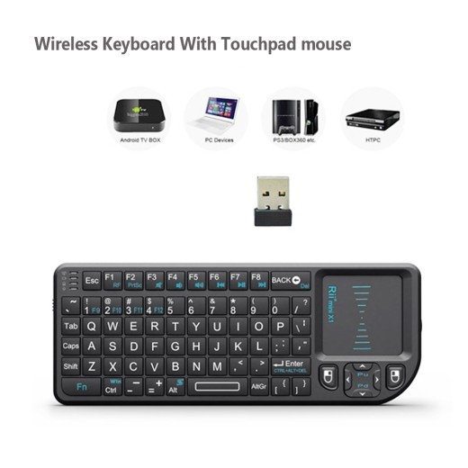 Mini teclado inalámbrico