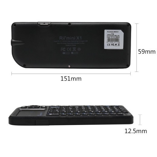 Mini teclado inalámbrico
