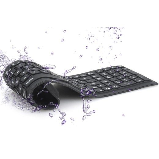 Teclado de silicona plegable con Bluetooth Teclado de silicona plegable con Bluetooth Teclado de silicona inalámbrico con Bluetooth a prueba de agua