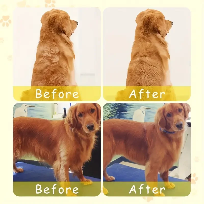 Cepillo de vapor autolimpiable para gatos y perros.