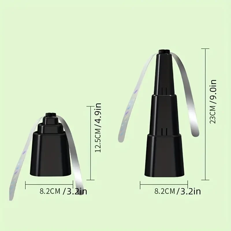 Ventilador repelente de moscas portátil a batería, ideal para uso en interiores y exteriores