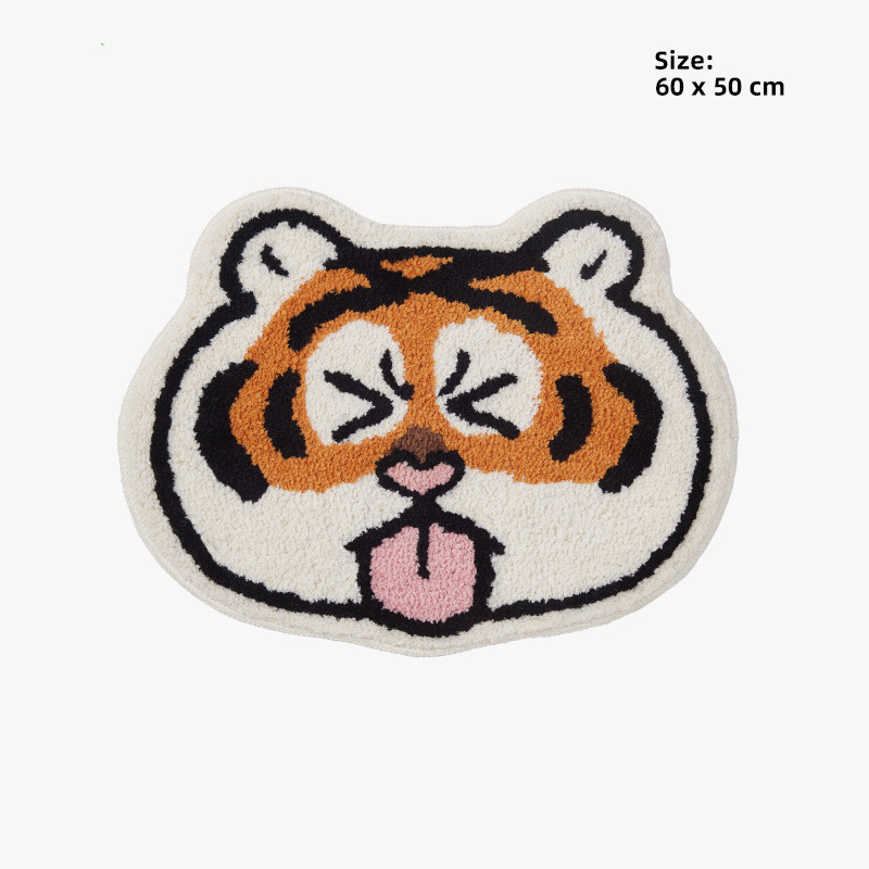 Alfombra de peluche linda para dormitorio, alfombra pequeña, alfombra para el suelo, manta