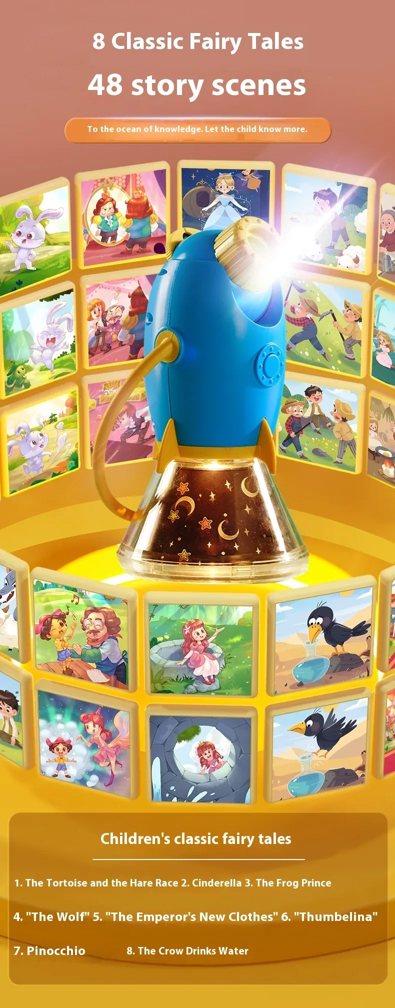 Lámpara de proyección infantil Enlightenment