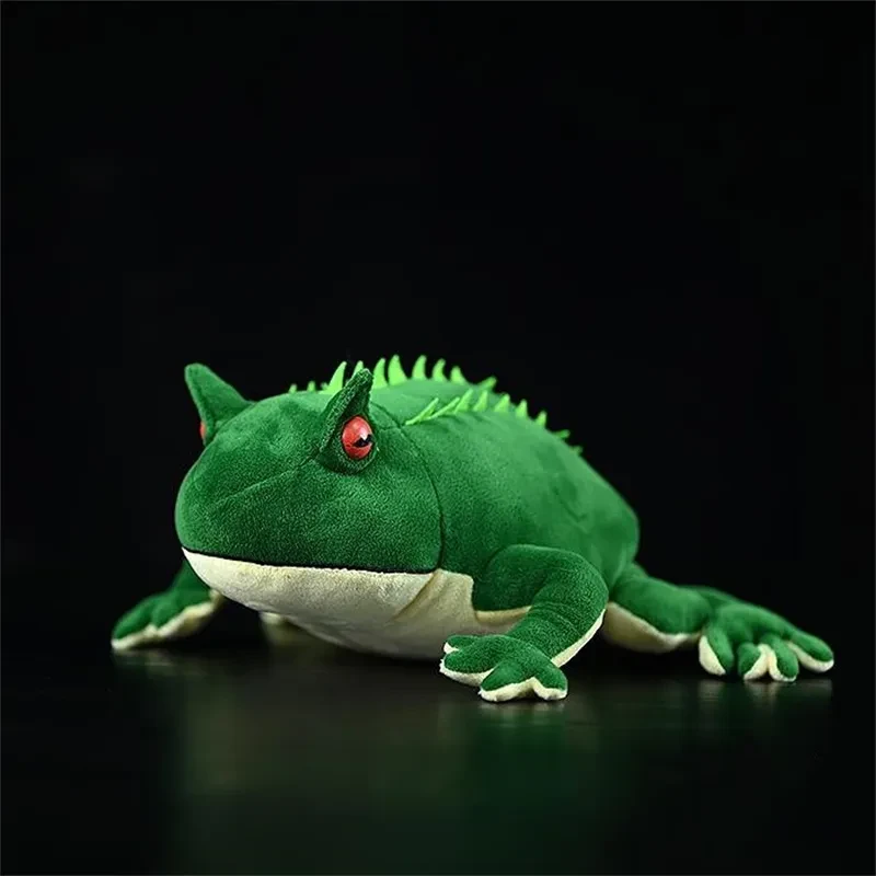 Muñeco de peluche de rana diabólica