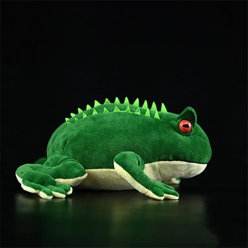Muñeco de peluche de rana diabólica
