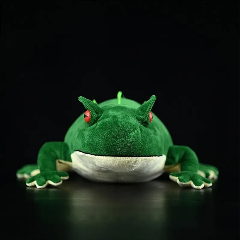 Muñeco de peluche de rana diabólica