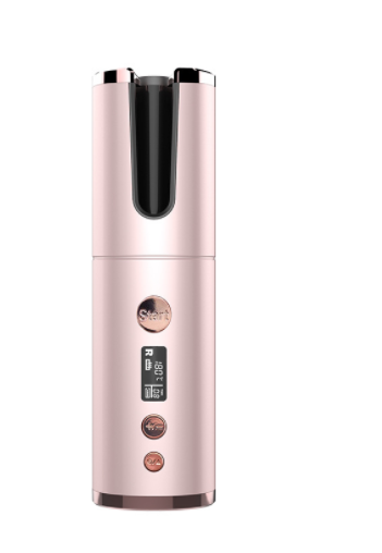 Rizador de pelo eléctrico inalámbrico recargable, totalmente automático, giratorio, portátil, para peluquería.