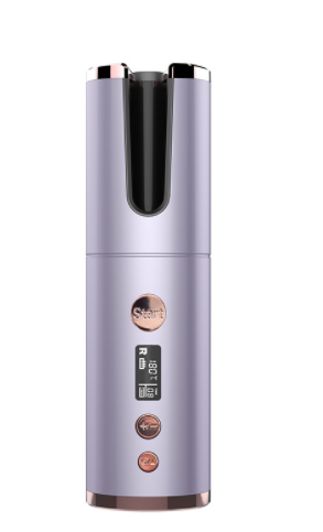 Rizador de pelo eléctrico inalámbrico recargable, totalmente automático, giratorio, portátil, para peluquería.