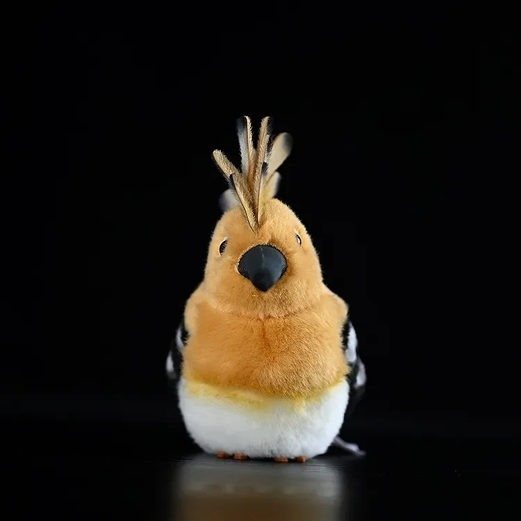 Colgante de peluche con forma de pájaro gordo y chirrido