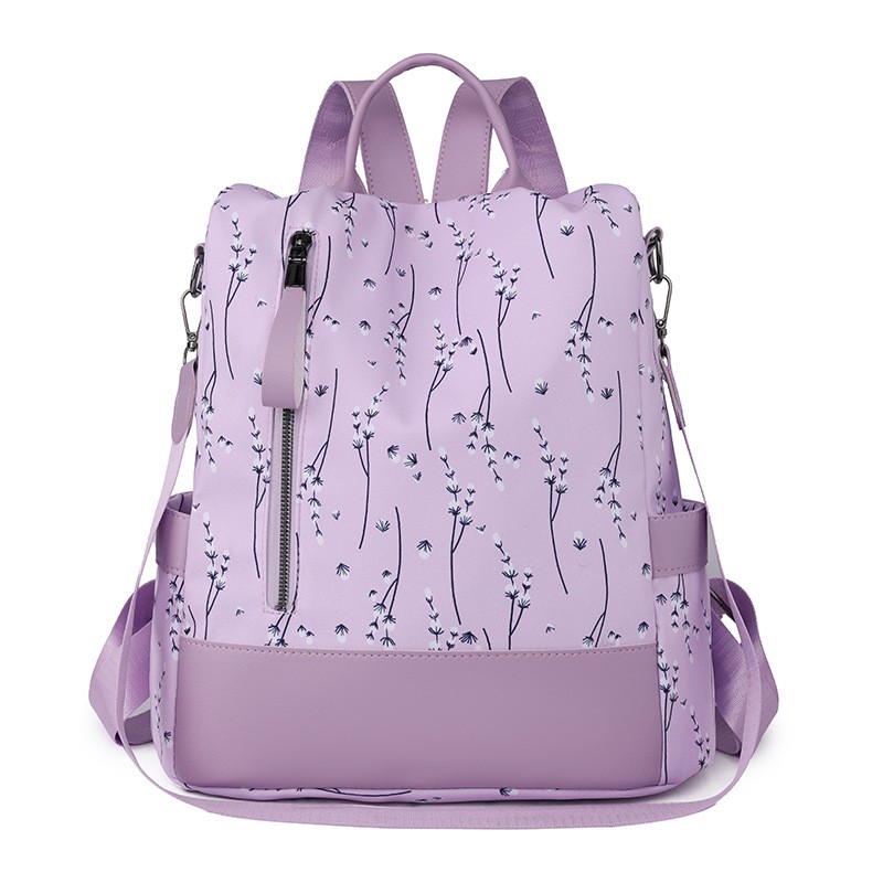 Mochila ligera de tela Oxford informal de gran capacidad