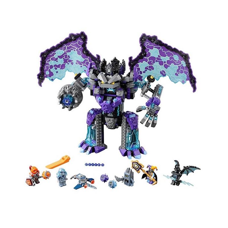 Bloques de construcción ensamblados de piedra mecha payaso de Future Knights