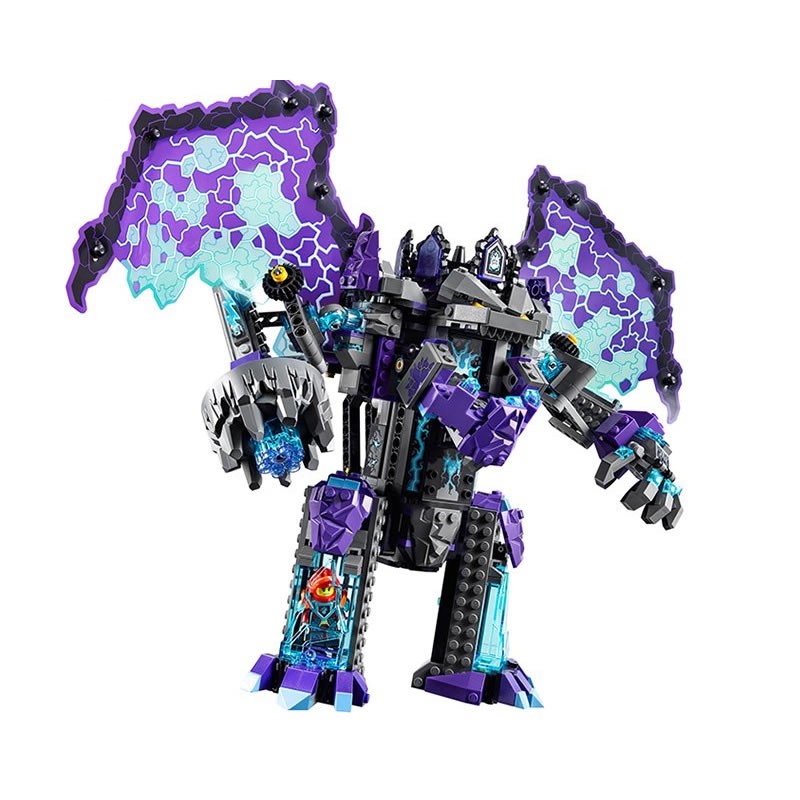 Bloques de construcción ensamblados de piedra mecha payaso de Future Knights